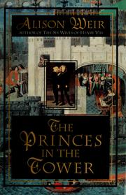 Cover of: The  princes in the tower by Alison Weir