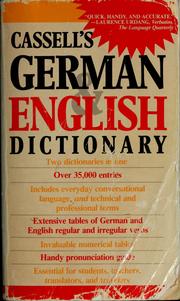 Cover of: Cassell's German and English dictionary