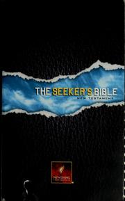 Cover of: The seeker's Bible by Greg Laurie