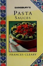 Cover of: Sainsbury's pasta sauces