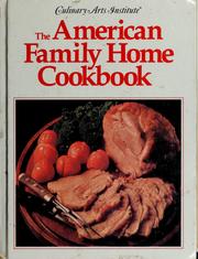 Cover of: The American family home cookbook