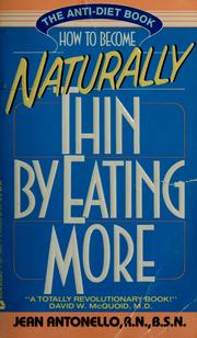 Cover of: The anti-diet book by Jean Antonello