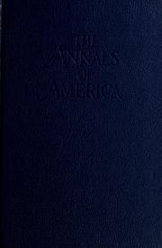 Cover of: The  Annals of America. by Encyclopaedia Britannica, inc