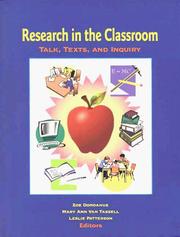 Cover of: Research in the Classroom | 