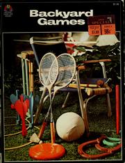 Cover of: Backyard games