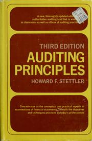 Cover of: Auditing principles