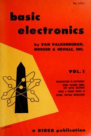 Cover of: Basic electronics. by Van Valkenburgh, Nooger & Neville.