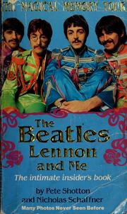 Cover of: The Beatles, Lennon, and Me by Peter Shotton, Pete Shotton