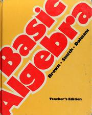 Cover of: Basic algebra by Richard G. Brown