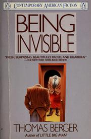 Cover of: Being invisible