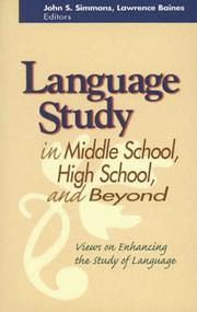Cover of: Language study in middle school, high school, and beyond