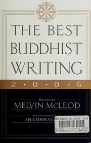 Cover of: The best Buddhist writing 2006