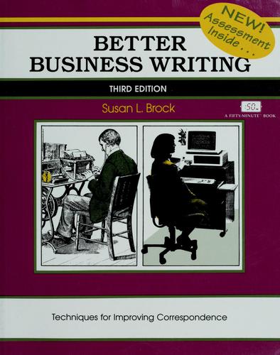 Better business writing by Susan L. Brock