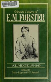 Cover of: Selected letters of E.M. Forster | E. M. Forster