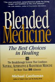 Cover of: Blended medicine by Michael Castleman