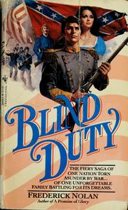 Cover of: Blind duty