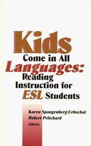 Cover of: Kids come in all languages: reading instruction for ESL students