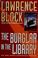 Cover of: The  burglar in the library