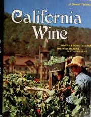 Cover of: California wine.