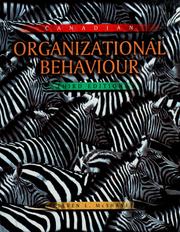 Cover of: Canadian organizational behaviour