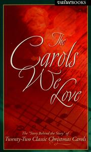 Cover of: Carols we love by Daniel Partner
