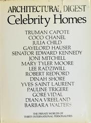 Cover of: Celebrity homes