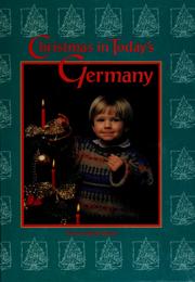 Cover of: Christmas in today's Germany. by 