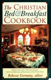 Cover of: The  Christian bed & breakfast cookbook