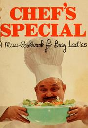 Cover of: Chef's special: a mini-cookbook for busy ladies