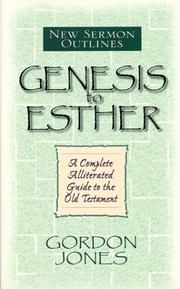 Cover of: New Sermon Outlines to the Old Testament: Genesis Through Esther (New Sermon Outlines)