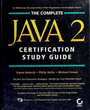 Cover of: Complete Java 2 certification study guide by Roberts, Simon.