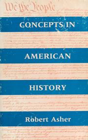 Cover of: Concepts in American History