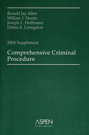Cover of: Comprehensive Criminal Procedure, 2004