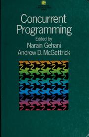 Cover of: Concurrent programming
