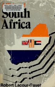 Cover of: A  history of South Africa by Robert Lacour-Gayet