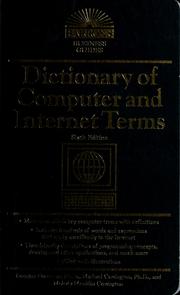 Cover of: Dictionary of computer and Internet terms
