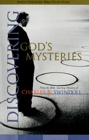 Cover of: Discovering God's mysteries by Charles R. Swindoll