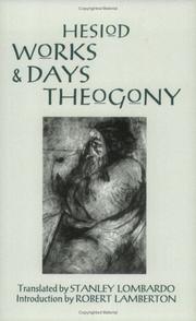 Cover of: Works and days ; and Theogony by Hesiod