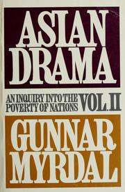 Cover of: Asian drama: an inquiry into the poverty of nations. --