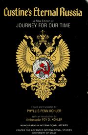 Cover of: Custine's eternal Russia: a new edition of Journey for our time