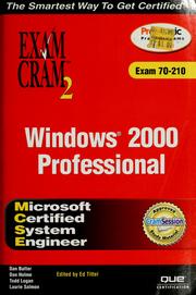 Cover of: Windows 2000 professional
