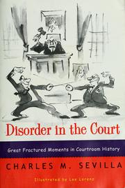 Cover of: Disorder in the court