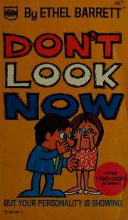 Cover of: Don't look now.
