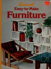 Cover of: Easy-to-make furniture