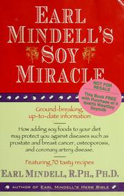 Cover of: Earl Mindell's soy miracle by Earl Mindell