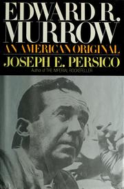 Cover of: Edward R. Murrow by Joseph E. Persico