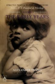 Cover of: The Early Years (Plateful of Privilege)
