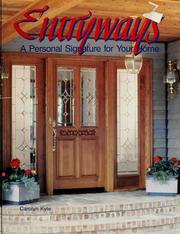 Cover of: Entryways