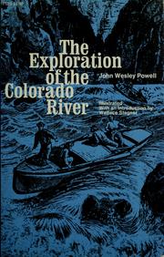 Cover of: The  exploration of the Colorado River.