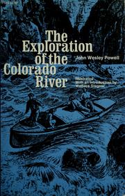 Cover of The exploration of the Colorado River
